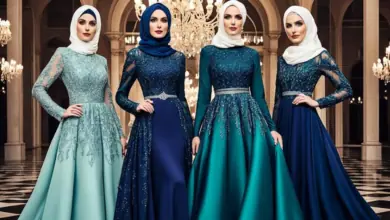 فساتين سهرة فخمة للمحجبات