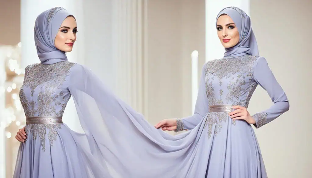 ماركات وتصاميم رائدة لفساتين سهرة فخمة للمحجبات ماركات وتصاميم رائدة لفساتين سهرة فخمة للمحجبات