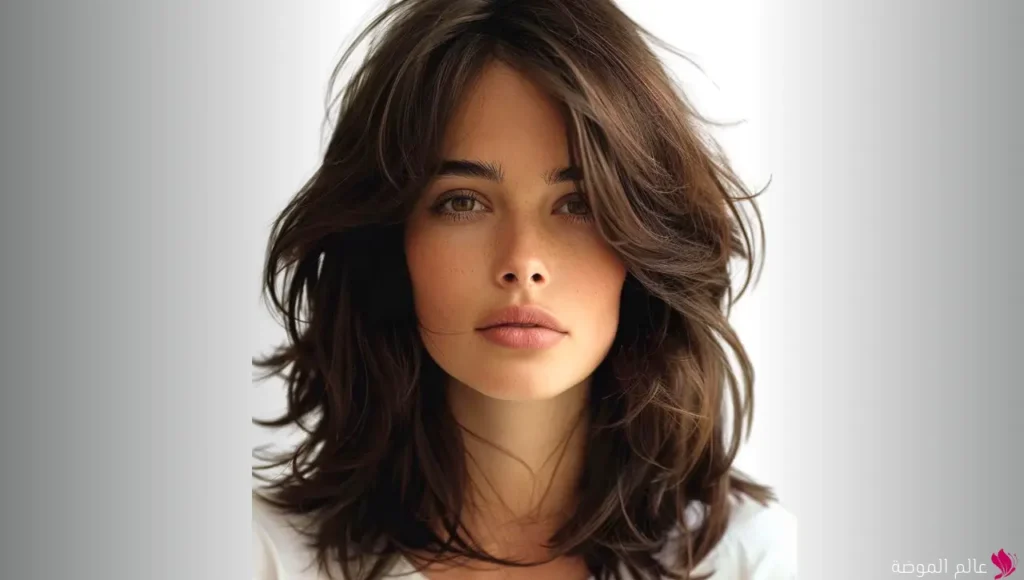 تسريحة الشعر المدرج المتوسط (Medium Layered Hair) تسريحة الشعر المدرج المتوسط (Medium Layered Hair)