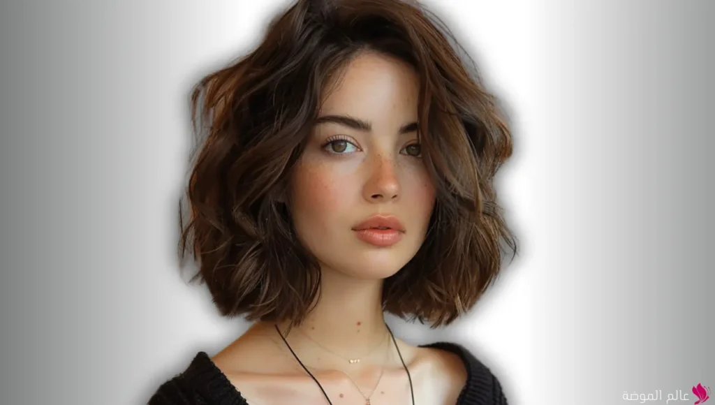 تسريحة الشعر المموج بالشعر القصير (Short Wavy Hair) تسريحة الشعر المموج بالشعر القصير (Short Wavy Hair)