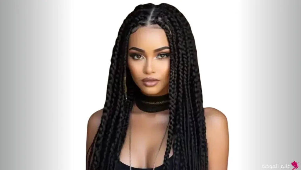 تسريحة الضفائر الصندوقية (Box Braids) تسريحة الضفائر الصندوقية (Box Braids)