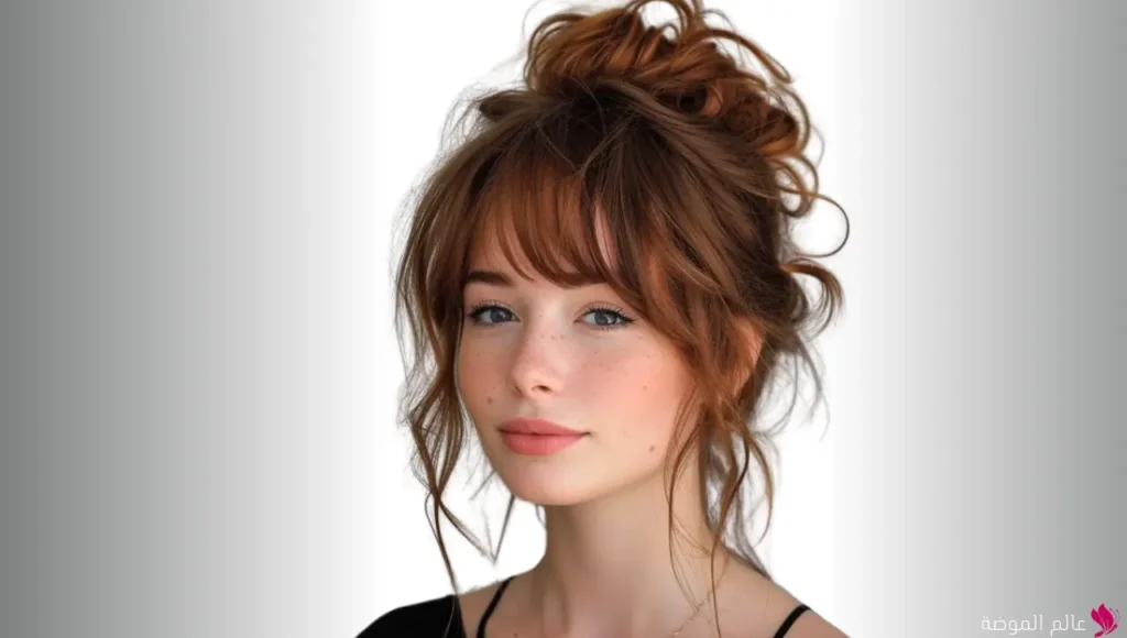 تسريحة الكعكة الفوضوية (Messy Bun) تسريحة الكعكة الفوضوية (Messy Bun)