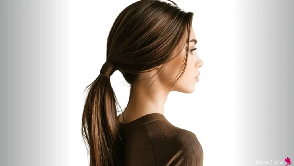 تسريحة ذيل الحصان المنخفض (Low Ponytail) تسريحة ذيل الحصان المنخفض (Low Ponytail)