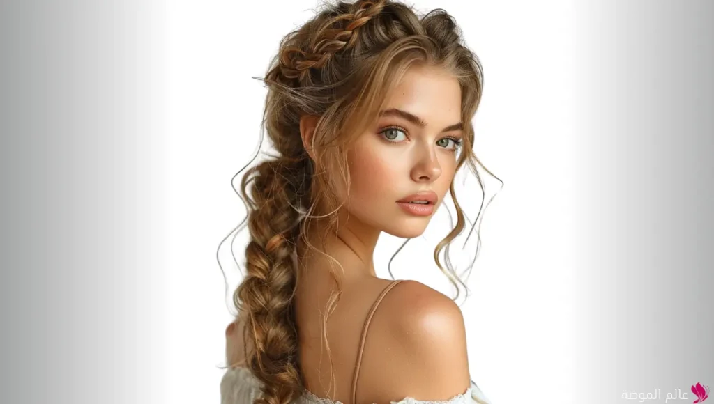 تسريحة ذيل السمكة (Fishtail Braid) تسريحة ذيل السمكة (Fishtail Braid)