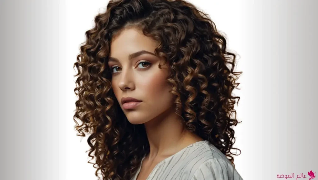 شعر كيرلي على شكل شريط (Curly hair in ribbon) شعر كيرلي على شكل شريط (Curly hair in ribbon)