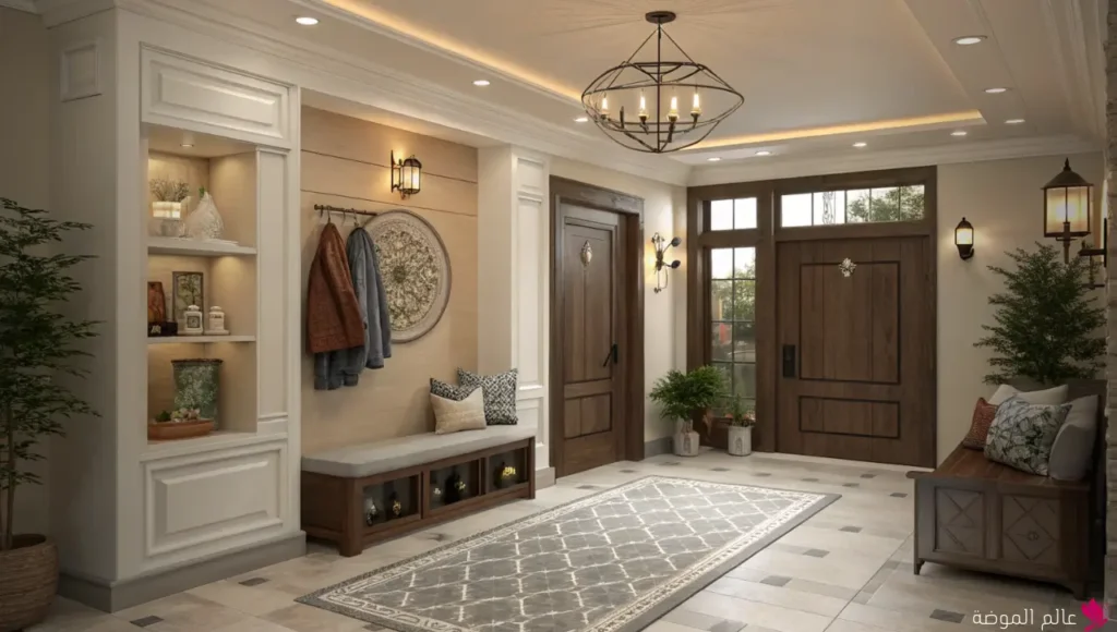 أهمية تصميم ديكور مدخل البيت الداخلي أهمية تصميم ديكور مدخل البيت الداخلي