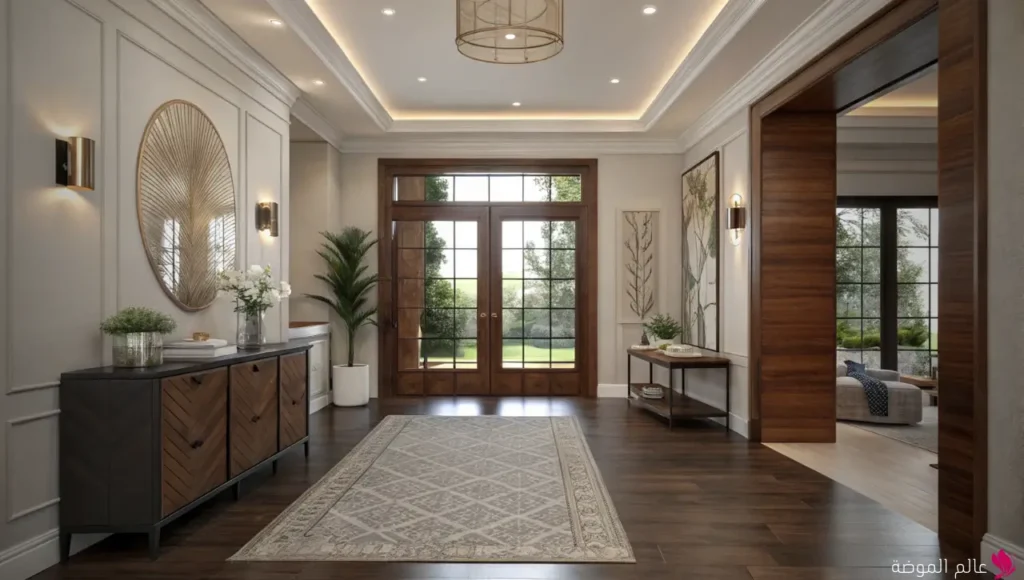 تصميم المداخل الداخلية للمنزل تصميم المداخل الداخلية للمنزل