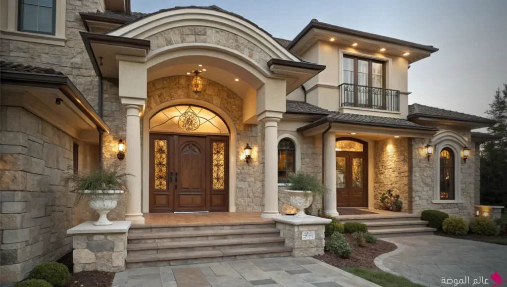 تصميم ديكور مداخل البيت الخارجية تصميم ديكور مداخل البيت الخارجية