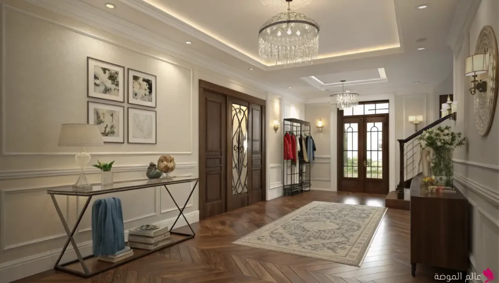 تصميم ديكور مدخل البيت الداخلي تصميم ديكور مدخل البيت الداخلي