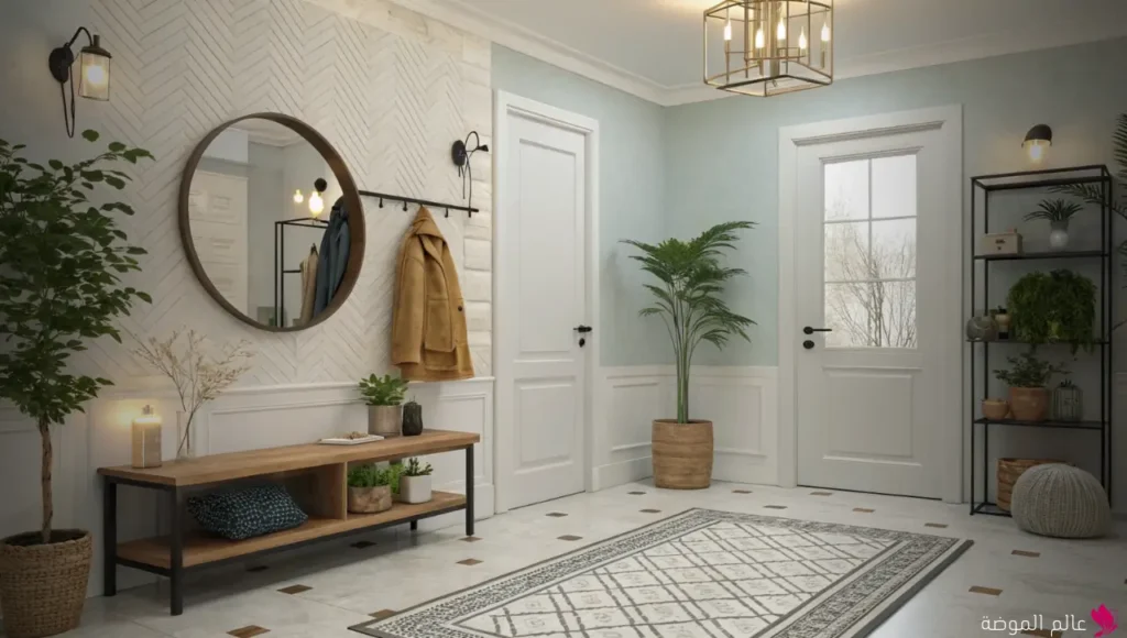 نصائح لتصميم ديكور مدخل البيت الداخلي نصائح لتصميم ديكور مدخل البيت الداخلي