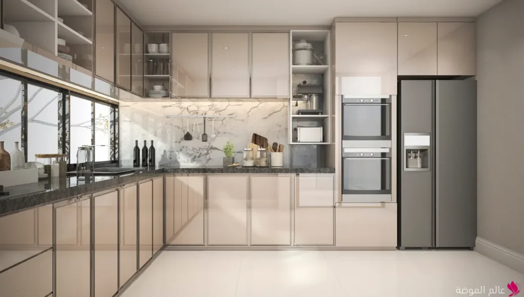 المطبخ على شكل حرف (L) (L-Shaped Kitchen) المطبخ على شكل حرف (L) (L-Shaped Kitchen)