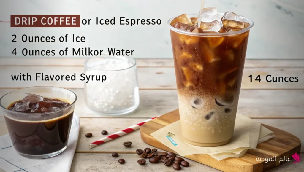 القهوة المثلجة (Iced Coffee) القهوة المثلجة (Iced Coffee) من انواع القهوة المميزة