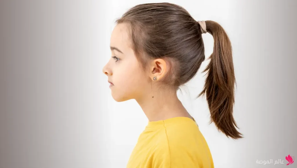 تسريحة ذيل الحصان الملتوي للأطفال تسريحة ذيل الحصان الملتوي للأطفال