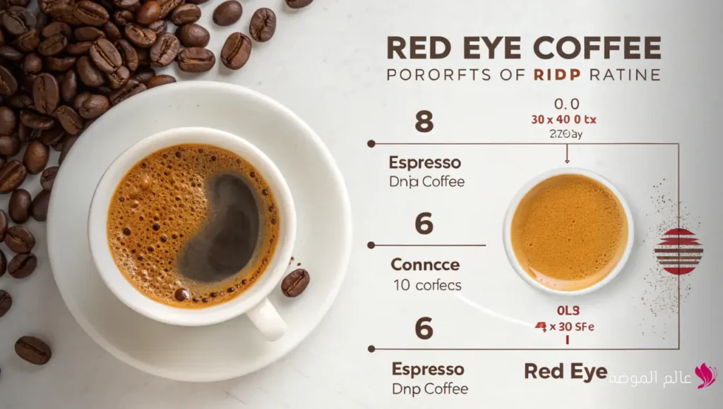 قهوة العين الحمراء (Red Eye) قهوة العين الحمراء (Red Eye)