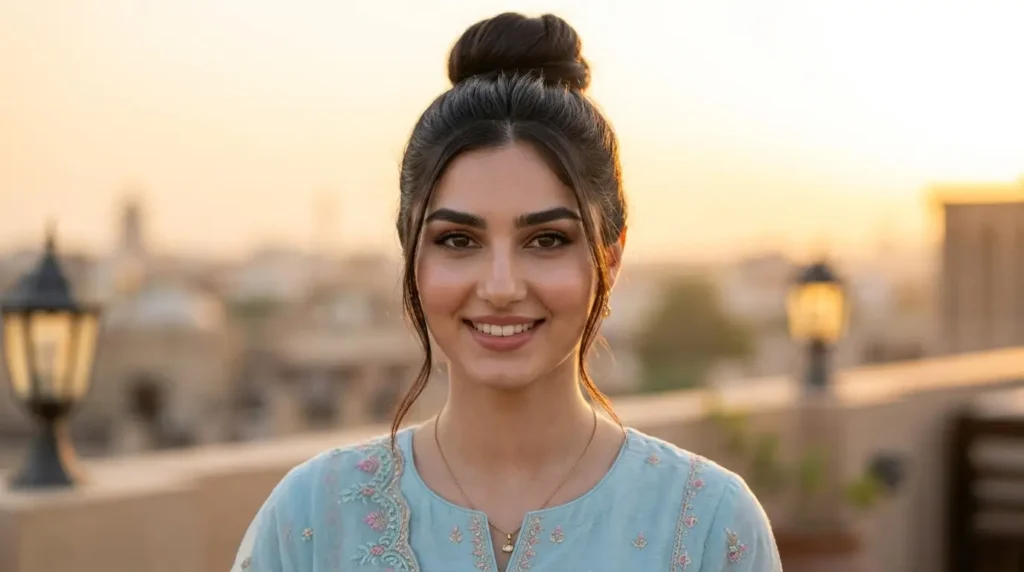 أجمل تسريحات شعر للعيد Top Knot كعكة عالية جريئة وعصرية تسريحات شعر للعيد Top Knot كعكة عالية عصرية