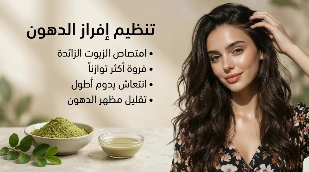 فوائد السدر للشعر الدهني وتنظيم الزيوت للحفاظ على الانتعاش فوائد السدر للشعر الدهني مع تنظيف الفروة وتقليل الزيوت