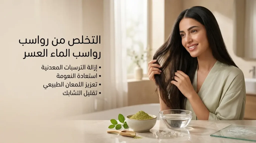 فوائد السدر للشعر ودوره في إزالة رواسب الماء العسر والمعادن فوائد السدر للشعر وتنظيفه من رواسب الماء العسر والمعادن