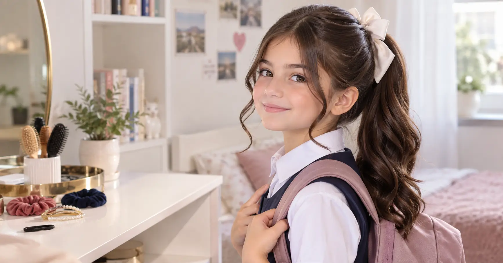 تسريحات شعر للمدرسه سهلة وسريعة للبنات
